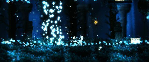 角色站在高处俯瞰整个区域,地图边缘有清晰的路线提示图标