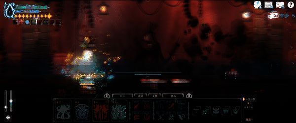 弹反时机提示界面,显示精准操作窗口与成功动画效果