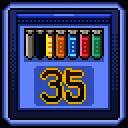 知书达理成就图标,优雅的毛笔字与书籍图案