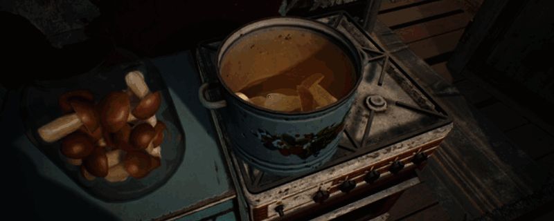 Mushroom Hunter Simulator 游戏封面展示,画面中是宁静森林与蘑菇场景