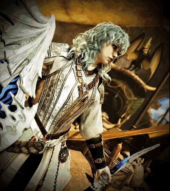 融合现代与古典元素的女性角色造型