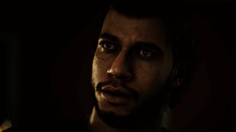 《心之眼》游戏画面截图，展示游戏中一处神秘场景，光影效果略显粗糙