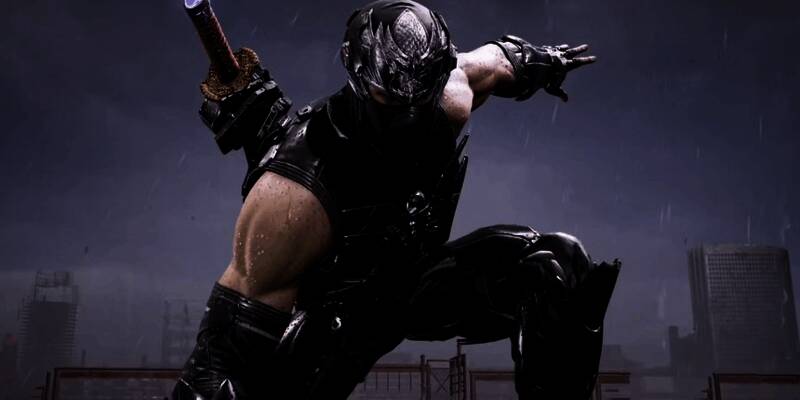 《忍者龙剑传4》游戏实机演示截图,展现高速战斗场面