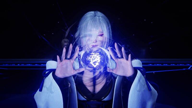 一位女性角色在剧情动画中胸部明显抖动,服装设计较为暴露