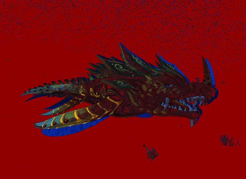 战斗场景截图,玩家与巨型海洋生物激烈交战