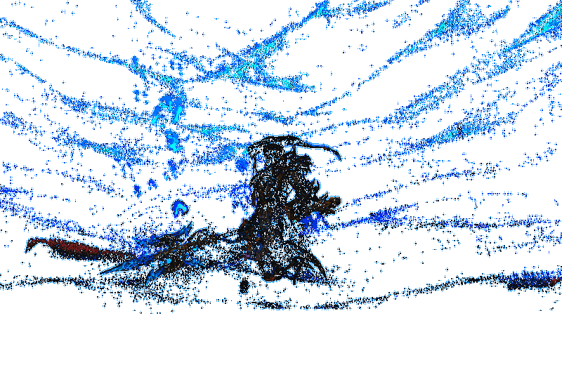 龙神鲨BOSS战画面,巨大鲨鱼张开血盆大口