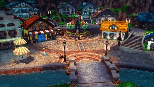 游戏内节日活动画面，热闹非凡，氛围浓厚