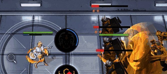 蜜莉触发‘甜蜜共舞’技能特效,队友周围环绕粉色光环