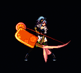 弓箭手冰棒武器装扮展示，突出冰制弓与箭矢特效