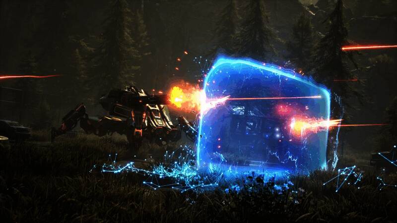 竞技场地图展示，背景为未来都市与废墟战场融合设定