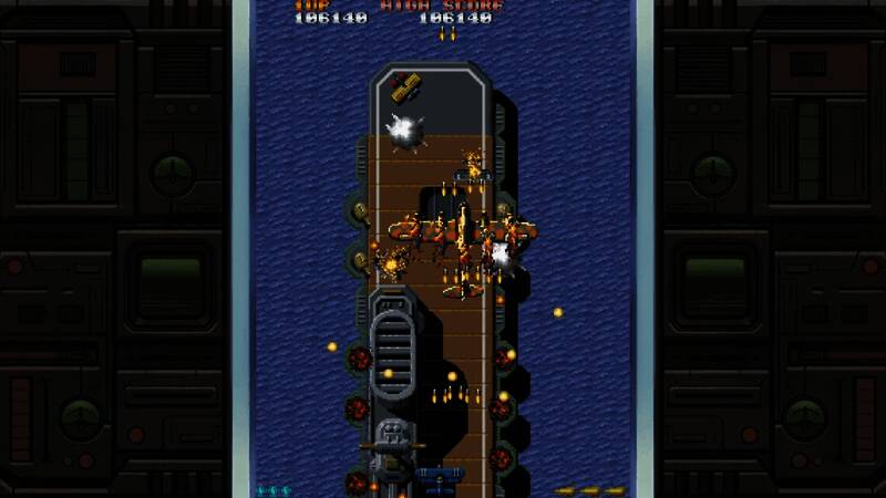 《OUT ZONE》战斗场景,华丽弹幕与高速移动结合