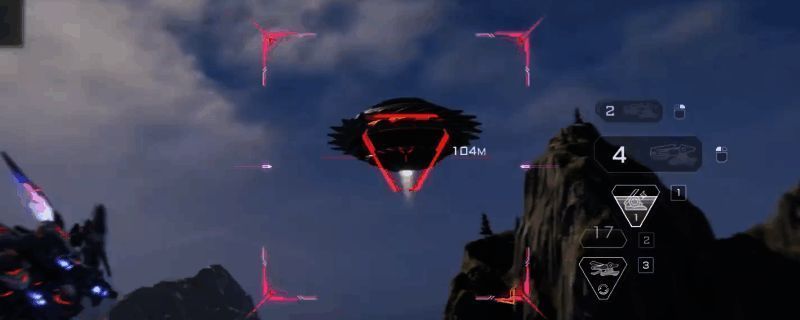 《解限机》玛什马克模式实机画面，展示玩家操控机甲与敌人激烈交战的场景