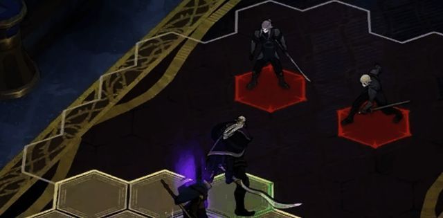 技能动效演示画面,展现“暗月降临”对敌方造成的群体影响