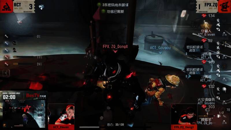 ACT_Gougou陪跑过程中精准判断监管者动作并成功拖延时间