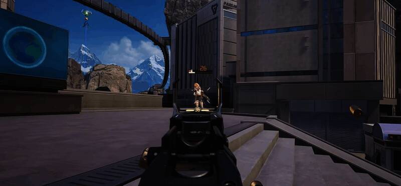 压枪操作示意图，展示手指滑动方向与时机控制