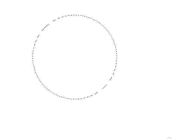 使用椭圆选框工具配合键盘按键绘制正圆的示意图
