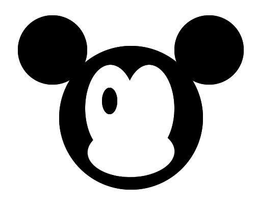 填充黑色后的眼睛效果图