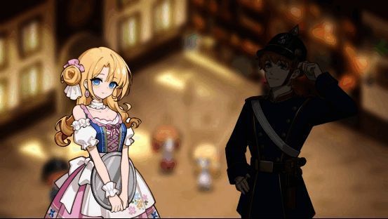 游戏场景展示巴伐利亚风格服饰与欧式建筑群落