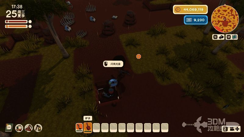 挖掘出的箱子内部结构展示