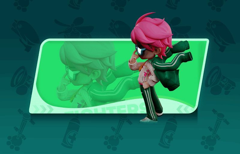 肯身穿混搭风三次元服装走在街头,试图低调融入人群