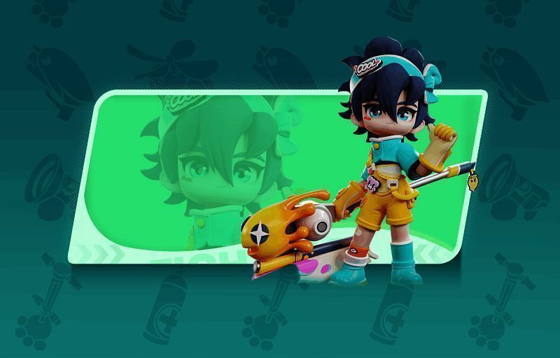 涂鸦超哥皮肤细节展示,衣服上布满炫酷涂鸦图案,色彩鲜明张扬个性