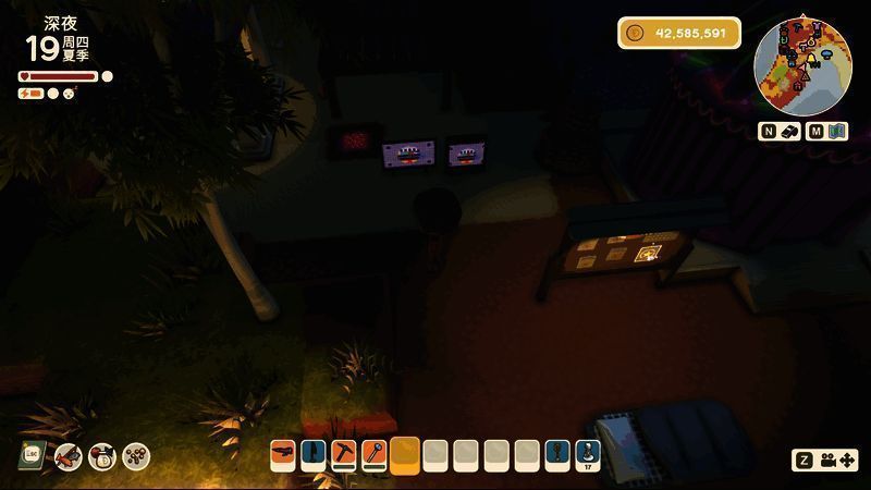 荧光盒子或荧光石板显示花屏的画面