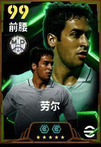 劳尔身穿皇马7号球衣在比赛中突破防守的画面,背景为伯纳乌球场