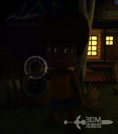 《金垦小镇》手摇铃使用场景，动物们围绕角色聚集