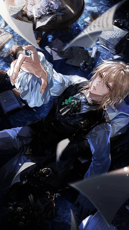 路辰SSR画灵心渊渡梦场景描绘,神秘氛围浓厚,人物表情细腻