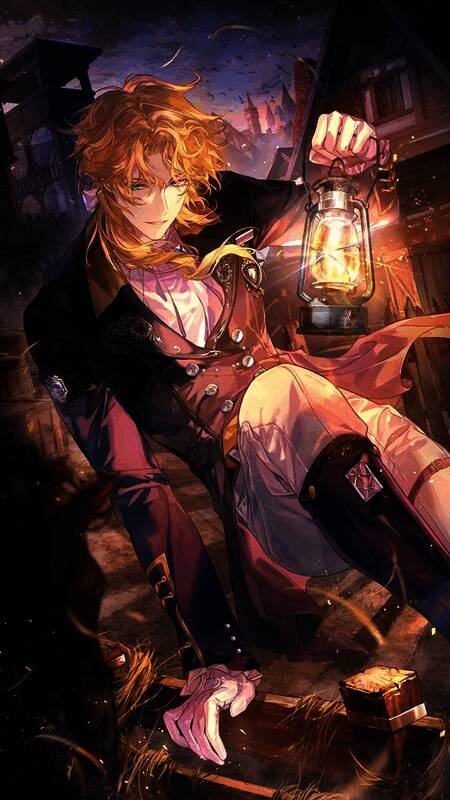 罗夏SSR画灵明日将至形象展示,服饰细节考究,背景带有神秘符号