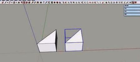 使用移动工具复制模型过程示意图,模型位置发生变化