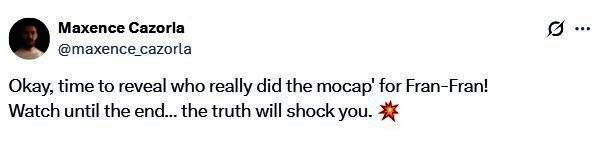 动作捕捉现场,桌上放置着一瓶矿泉水作为角色参照物