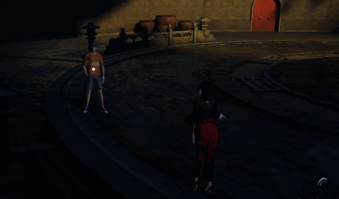 凌九在实战中施展技能组合，画面中可见敌人被连续击飞，场景特效华丽