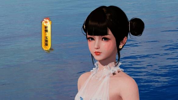 听情・玉漫漫耳饰展示,洁白花瓣与船锚造型结合,展现海边浪漫与硬朗