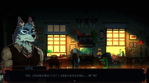 游戏内探索场景截图,展示疗养院内部构造细节