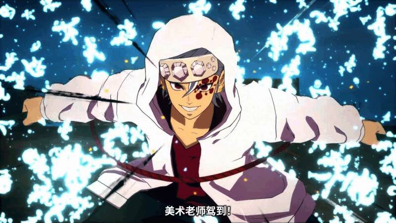 多人角色同框画面,背景为标志性战斗场景,氛围感十足