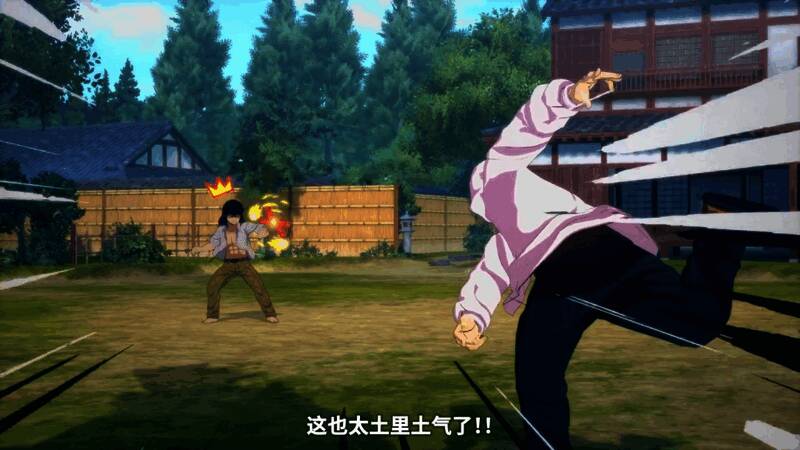 战斗场景特写,角色动作流畅,环境破坏特效精细