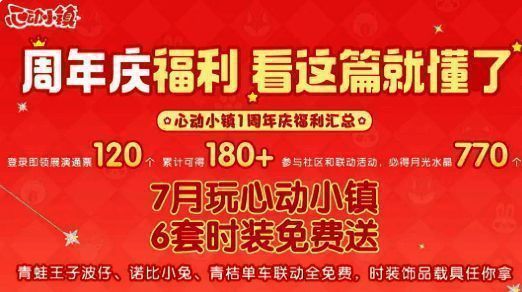 周年纪念礼包码兑换界面展示，界面中央显示“7月17日起可领取”