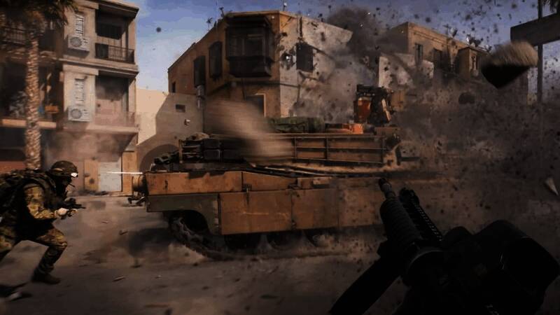 《战地6》BF Labs客户端界面展示,界面显示“Open Beta”字样,背景为战场场景