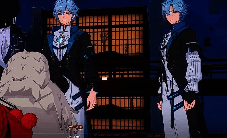 奥托与米斯莫组成双生共鸣体系,释放水系领域技后触发雷系感电扩散效果