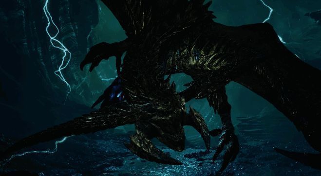 历战王挑战任务界面展示,背景为强化版煌雷龙与波衣龙