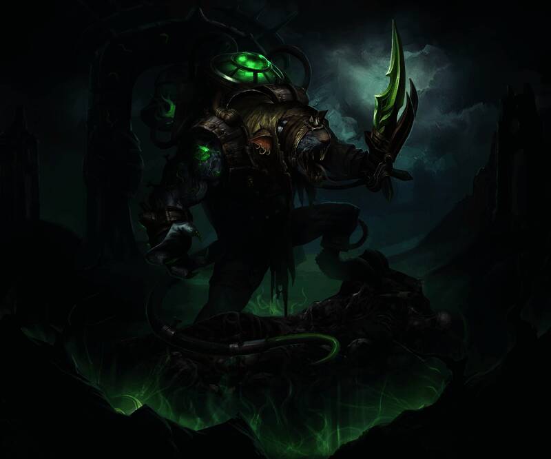 BOSS「突变鼠魔」战斗场景,扭曲的血肉之躯与背部脑组织装置