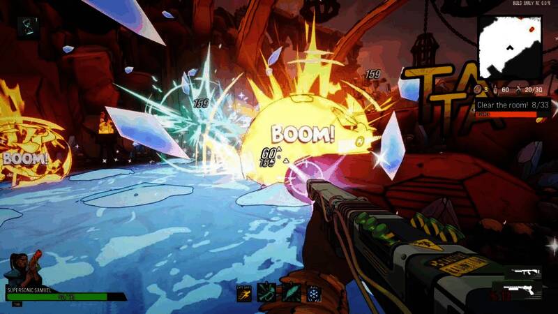 Tale Era互动娱乐CEO埃尔汉·塔什津接受采访,背景为《天国射爆王》宣传海报