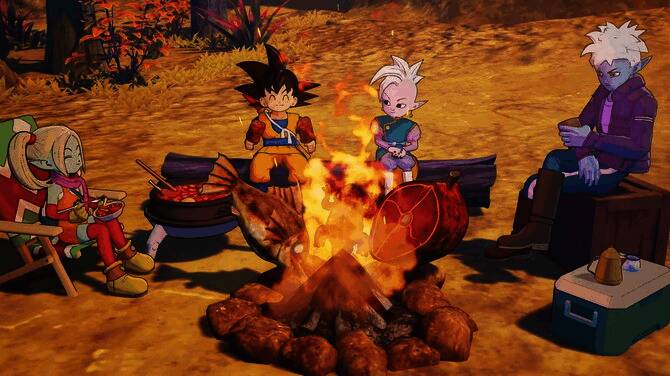 小悟空在魔界中与敌人战斗的场景,战斗特效华丽