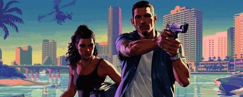 《GTA6》主角杰森·杜瓦尔游戏截图,身穿街头风格服饰,背景为城市夜景