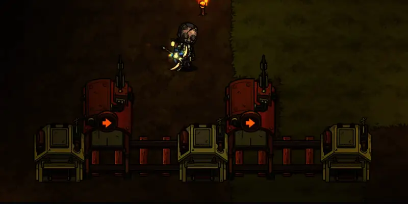 轨道运输站之间连接方式的详细示意图,展示轨道与站点的布局