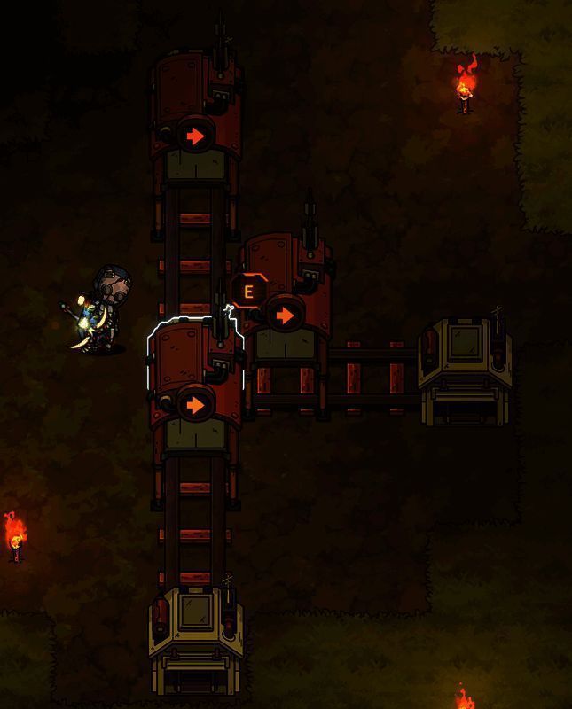 轨道运输站正常运作状态截图,展示运输系统运行中的界面信息