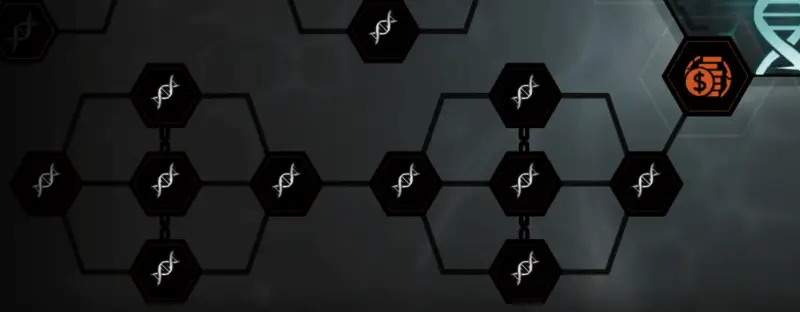 魔物娘互动界面，展示好感度提升后获得基因药剂的提示信息