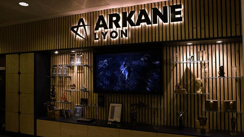 法国政府创意产业税收优惠报告截图,显示Arkane项目预算信息