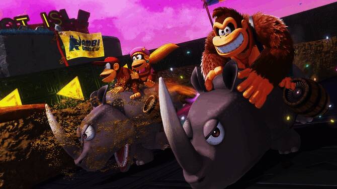 大金刚在《咚奇刚:蕉力全开》中的新造型与旧版对比展示